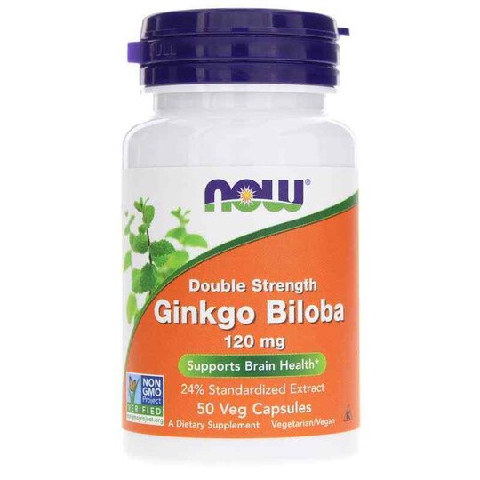 Ginkgo Biloba 120 Mg Double Strength, NOW